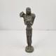 Statuette, Bronze, Hermes, Criophore, Lamb Artifact, Height 24 Cm. Curiosity