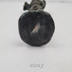 Statuette, Bronze, Hermes, Criophore, Lamb Artifact, Height 24 cm. Curiosity