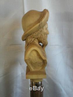Stick Walking Stick Carved St Jacques De French Drone