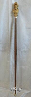 Stick Walking Stick Carved St Jacques De French Drone