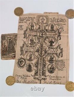 Strange Prophylactic Engraving In The Form Of A Small 17th Century Booklet
