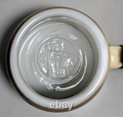 Student beer stein with lithophane, Germany, Alsace, 19th century, corporation Krug