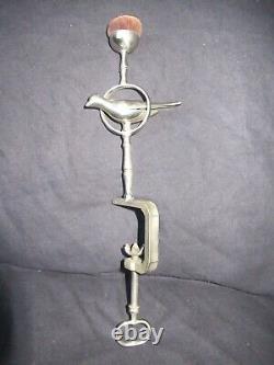 Sublime Large Pique Needle Cast Brass 33 cm Folk Art