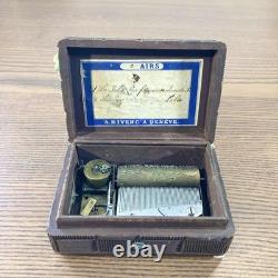 Sublime Music Box signed AMI Rivenc Geneva 1880 Musical Automaton Bird