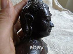Superb Ancient Bronze Buddha Tete (loss Wax)