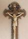 Superb And Rare Crucifix Napoleon Iii And Crown Of Thorns Late 19th Century