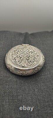 Superb Indian silver tobacco box 1900s 24g