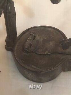 Superb Iron Oil Lamp From The Middle Ages, Ancient, Ancient