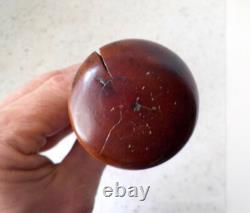 Superb Large Mortar & Pestle in Turned Wood, Herbalist, Apothecary. 19th Century