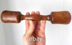 Superb Large Mortar & Pestle in Turned Wood, Herbalist, Apothecary. 19th Century