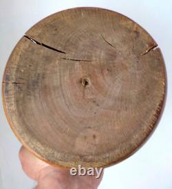 Superb Large Mortar & Pestle in Turned Wood, Herbalist, Apothecary. 19th Century