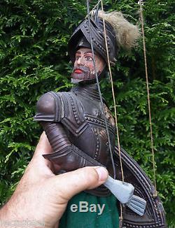Superb Old Rod Puppet Knight In Armor