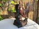 Superb Sculpture Coq Hen In Ebony Wood Art Popular