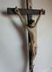 Superb And Rare Large Carved Wooden Crucifix, Late 18th / Early 19th Century, 77 Cm