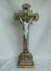 Superb Crucifix With Mixed Gilding (gold And Silver) Napoleon Iii Period