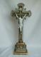 Superb Crucifix With Mixed Gilding (gold And Silver) Napoleon Iii Period