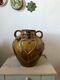 Superb Large Glazed Earthenware Oil Jug, Wood-fired Oven Baking Cliousclat