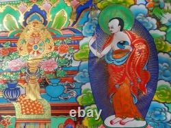 THANKA Buddhist Art of Tibet represents Buddha SHAKYAMUNI dimension 68/118 c