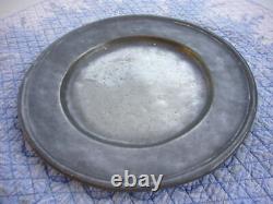 The Pewter of Paris Large Round Plate Origin from the 70s-80s