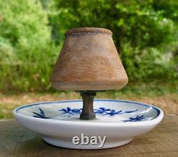The Pyrogène Paris, beautiful and antique pyrogène, Bayeux porcelain, signed BX