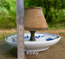 The Pyrogène Paris, beautiful and antique pyrogène, Bayeux porcelain, signed BX