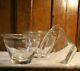 Three Pots With Glass Blown Jam Late Eighteenth Early Nineteenth Antique Glass