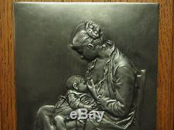 Tin Plate In (pewter Model) Alexandre Carpenter The Maternity 237mm Art