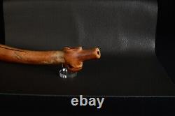 Transverse Flute Africa Wind Instrument 20th Century Ethnic Art #C11.2