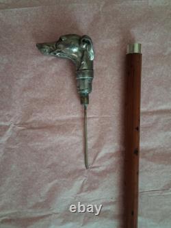 Unusual antique pouring cane (absinthe, St Raphaël, Byrrh)