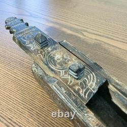 Very Old Asian Chinese Box Early 19th Century Carved