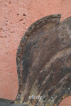 Very Old Beautiful Copper Weathervane Rooster Antique Weather Vane