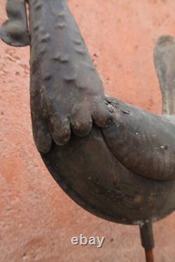 Very Old Beautiful Copper Weathervane Rooster Antique Weather Vane