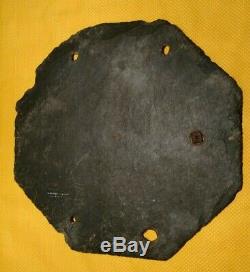 Very Rare Slate Sundial Dating From The 17th Century Knight's Coat Of Arms