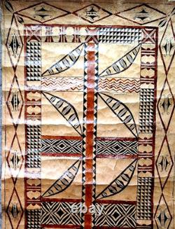 Very nice handmade artisanal TAPA, tribal origin from Polynesia. Very good condition.