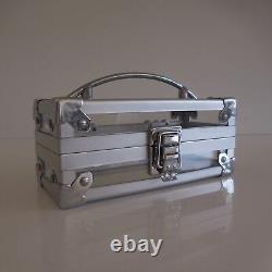 Vintage Art Deco Collection France Aluminum Metal CCB Box