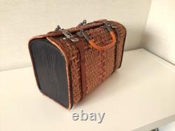 Vintage woven market basket