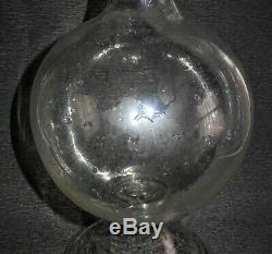 Water Loupe Blown Glass Of Dentelier 18th Lamp Pontil