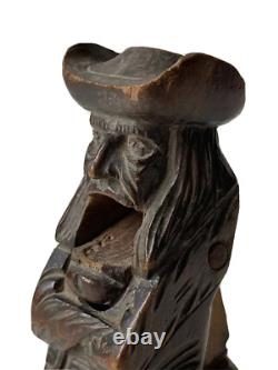 Wood Carved Anthropomorphic Nutcracker Popular Art Character