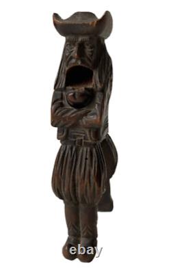 Wood Carved Anthropomorphic Nutcracker Popular Art Character Wood Carved Anthropomorphic Nutcracker Popular Art Character