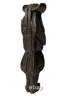 Wood Carved Anthropomorphic Nutcracker Popular Art Character