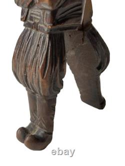 Wood Carved Anthropomorphic Nutcracker Popular Art Character