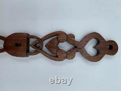 Wood Cuilles Bretonn Sculpt Or Celte Art Populaire 1930 G6298