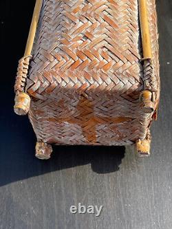 Woven Japanese Quiver Basket for Tribal Arrows - Curiosity Object Handicrafts