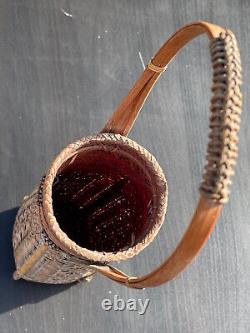 Woven Japanese Quiver Basket for Tribal Arrows - Curiosity Object Handicrafts