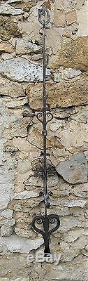 Wrought Iron Rack 17th 18th. Hearts Decoration