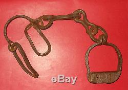 Wrought Iron Trap Hooks With A Padlock