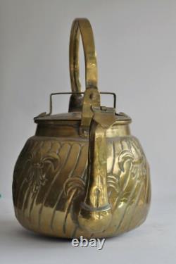 Yellow Copper Kettle Circa 1800