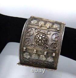 19th Century Ottoman Armenian Silver Bracelet