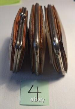 3 ETUIS a cigarettes en nacre 19e siècle, Mother of Pearl, LOT 4