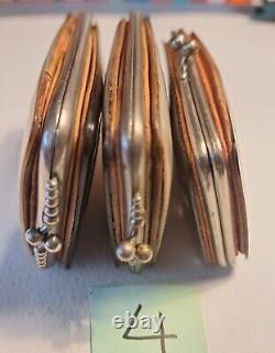 3 ETUIS a cigarettes en nacre 19e siècle, Mother of Pearl, LOT 4